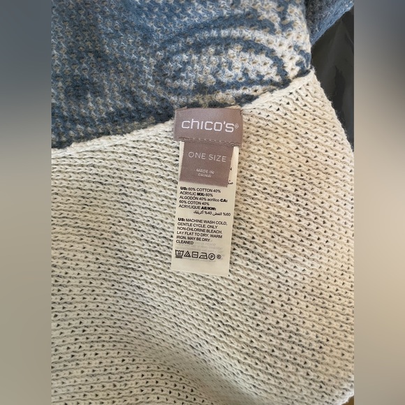 Chico’s poncho 💎✨ one size - Picture 12 of 14